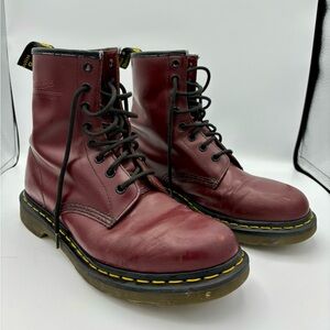 Gently Used Cherry Colored Dr. Martens